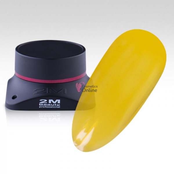 Gel UV 2M Beauty - color vitraliu MC 04 galben 5g